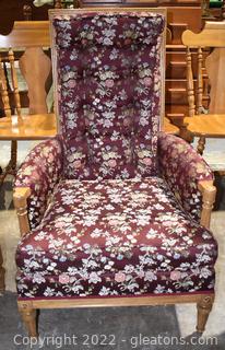 Vintage Hollywood Regency Neo Classic Arm Chair